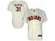 Danny Salazar Cleveland Indians Majestic Replica Player Jersey - Natural