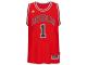 Derrick Rose Chicago Bulls adidas Noches Enebea Swingman Road Jersey C Red