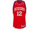 Evan Turner Philadelphia 76ers adidas Swingman Road Jersey - Red