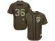 Giants #36 Gaylord Perry Green Salute to Service Stitched Baseball Jersey