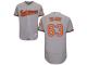 Gray Tyler Wilson Men #63 Majestic MLB Baltimore Orioles Flexbase Collection Jersey