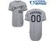 Grey Customized Women Majestic MLB Chicago White Sox Cool Base Road Jersey