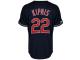 Jason Kipnis Cleveland Indians Youth #22 Majestic Replica Jersey - Navy Blue