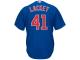 John Lackey No. 41 Chicago Cubs Majestic Official Cool Base Authentic Collection Player Jersey - Royal