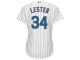 Jon Lester Chicago Cubs Majestic Women's 2015 Cool Base Player Jersey - White