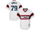 Jose Abreu Chicago White Sox Majestic Cooperstown Collection Cool Base Player Jersey - White Navy