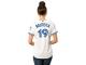 Jose Bautista Toronto Blue Jays Majestic Women's Cool Base 40th Anniversary Patch Jersey - White