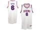 Julius Erving Philadelphia 76ers adidas Hardwood Classics Swingman Jersey C White