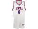 Julius Erving Philadelphia 76ers adidas Hardwood Classics Swingman Jersey C White