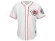 Ken Griffey Jr Cincinnati Reds Majestic 2016 Hall Of Fame Induction Cool Base Jersey with Sleeve Patch Jersey - White