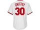 Ken Griffey Jr Cincinnati Reds Majestic Cool Base Cooperstown Collection Player Jersey - White