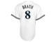 Majestic Ryan Braun Milwaukee Brewers Youth Replica Player Jersey - White