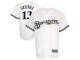 Majestic Zack Greinke Milwaukee Brewers #13 Youth Replica Screen Jersey - White