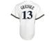 Majestic Zack Greinke Milwaukee Brewers #13 Youth Replica Screen Jersey - White