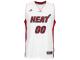 Men Miami Heat adidas Custom Swingman Home Jersey - White