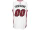 Men Miami Heat adidas Custom Swingman Home Jersey - White