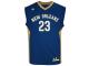 Men New Orleans Pelicans Anthony Davis adidas Navy Blue Replica Road Jersey