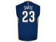 Men New Orleans Pelicans Anthony Davis adidas Navy Blue Replica Road Jersey