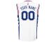 Men Philadelphia 76ers adidas 2015 Custom Replica Home Jersey - White