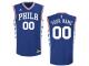 Men Philadelphia 76ers adidas 2015 Custom Replica Road Jersey - Royal