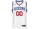 Men Philadelphia 76ers adidas Custom Swingman Home Jersey - White