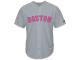 Men's Boston Red Sox Majestic Gray Fashion 2016 Mother's Day Cool Base Replica Team Jersey