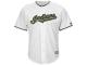 Men's Cleveland Indians Majestic White 2016 Fashion Memorial Day Cool Base Jersey