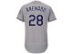 Men's Colorado Rockies #28 Nolan Arenado Majestic Gray Authentic Collection Flexbase Jersey