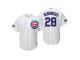 Men's Cubs 2018 Postseason Home White Kyle Hendricks Cool Base Jersey