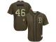 Men's Majestic Boston Red Sox #46 Craig Kimbrel Authentic Green Salute to Service MLB Jersey
