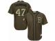 Men's Majestic Boston Red Sox #47 Tyler Thornburg Green Salute to Service MLB Jersey