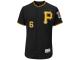 Men's Pittsburgh Pirates Starling Marte Majestic Black FlexBase Authentic Collection Player Jersey