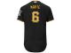 Men's Pittsburgh Pirates Starling Marte Majestic Black FlexBase Authentic Collection Player Jersey