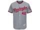 Men's Washington Nationals Jackie Robinson Majestic Gray Authentic Collection Flexbase Jersey