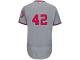 Men's Washington Nationals Jackie Robinson Majestic Gray Authentic Collection Flexbase Jersey