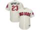 Michael Brantley Cleveland Indians Majestic 2015 Cool Base Player Jersey - Cream