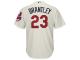 Michael Brantley Cleveland Indians Majestic 2015 Cool Base Player Jersey - Cream