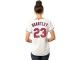 Michael Brantley Cleveland Indians Majestic Women's 2015 Cool Base Jersey - White