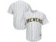 Milwaukee Brewers Majestic Big & Tall Replica Jersey C White