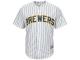 Milwaukee Brewers Majestic Big & Tall Replica Jersey C White