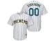 Milwaukee Brewers Majestic Cool Base Custom Jersey - White Royal