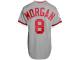 Mitchell & Ness Cincinnati Reds #8 Joe Morgan Gray 1976 Authentic Baseball Jersey