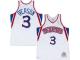 Mitchell & Ness Philadelphia 76ers #3 Allen Iverson White 1996 Throwback Premium Jersey