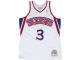 Mitchell & Ness Philadelphia 76ers #3 Allen Iverson White 1996 Throwback Premium Jersey