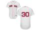 MLB Boston Red Sox #30 Chris Young Men White Authentic Flexbase Collection Jersey