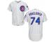 MLB Chicago Cubs #74 Dan Vogelbach Men White Authentic Flexbase Collection Jersey