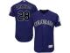 Nolan Arenado Colorado Rockies Majestic Flexbase Authentic Collection Player Jersey - Purple