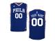 Philadelphia 76ers adidas Youth 2015 Custom Replica Road Jersey - Royal