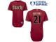 Red Zack Greinke Men #21 Majestic MLB Arizona Diamondbacks Cool Base Alternate Jersey