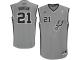 Tim Duncan San Antonio Spurs adidas Alternate Replica Jersey - Silver